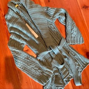 NWT Catherine Malandrino Teal Cardigan Sweater